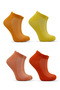 Medium Conch Women's Mixed 4 Color Bamboo Socks. Seamless Soft Anti-Sweat and Stretchy - 2