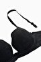 Oyster Lace Printed Bra - Non-Padded Non-Wired - 2822 - Black - 4