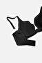 Oyster Lace Printed Bra - Non-Padded Non-Wired - 2822 - Black - 6