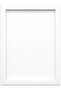 Rainbow A4 Frame 21x29.7cm with Perspex Sheet, 19mm Wide, White