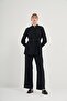 Women's Trouser Suit Black 31031 - 2