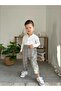 Striped Cotton Linen Bayramlik Top and Bottom Set 3