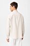 Stone Relax Fit Striped Men's Shirt - 4