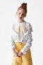 8-14 Years Madrid Chueca Girl's Design Jacket -Ecru- - 2