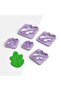 Oak Leaf Polymer Clay Cutting Mold, Earring Mold, Ornament Mold, Clay Mold, 5 Sizes, Clay Cutter, No:620 - 2