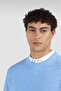 Men's Brand Logo Long Sleeve Casual Blue Sweatshirt - 3
