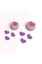 Chubby Heart Mini Polymer Clay Mold,Jewelry Molds,Heart Molds,Ceramic Mold,No:196 - 2