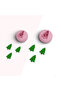 Christmas Tree Mini Polymer Clay Cutting Mold,Jewelry Molds, Candy Molds,Ceramic Mold,No:224 - 2