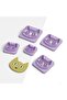 Cat Face Polymer Clay Cutting Mold, Earring Mold, Cookie Mold, Ceramic Mold, 5 Sizes, No: 583 - 2