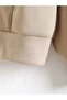Unisex Beige Oversize Zippered Hooded Cardigan Jacket - 3