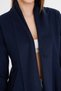 Women's Navy Blue Shawl Collar Casual Cardigan Arm-25K 001116 - 4