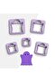 Polymer Clay Cutting Mold - Earrings, Cookies and Ceramics - 5 Size No: 601
