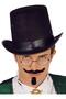 Black Color Ringmaster Magician Hat Top Hat for Adults