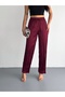 Women's Satin Pants Trend Wide Leg Model - 5