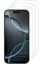 3 عبوات من واقي الشاشة الزجاجي المقوى المتوافق مع هاتف Iphone 16 Pro Max، زجاج غير قابل للكسر (3 عبوات) - 3