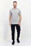 Men Sport Fit Short Sleeve Training T-Shirt, Grey - 4