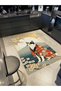 Tuğrul Collection Dog Wearing Sun and Kimono Patterned Woven Base Modern Decorative Carpet 36 - 2