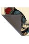 Tuğrul Collection Flower and Smoke Motif Abstract Cat Patterned Woven Base Modern Decorative Carpet 37 - 5