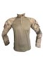 Camouflage Pattern Sand Color Yellow Military Combat T-Shirt