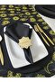 6Pcs Ramadan Custom Gold Bismillah Written Plexi Napkin Ring Napkin Ring - 7