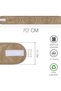 Hair Band Set of 3 Cappuccino Color Towels Men & Women Makeup Yoga Spa Sports Bandana with Velcro Tape - 6