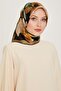Floral Print Twill Saf Silk Scarf 9205D 56