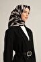 وشاح سيرا من الحرير الخالص بنمط هندسي 9325D 80