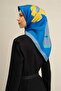Floral Print Saf Silk Sura Scarf 9317D 84