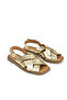 , Genuine Leather Women's Sandals 1511033 Z25014 Gold - 2