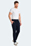 Natasa Men's Navy Blue Sweatpants with Zipper Pockets - 7