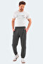 Ruslan Men's Zipper Pocket Slim Fit Dark Gray Sweatpants - 7