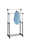 Home simple assembly double pole drying rack - 4