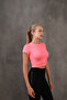 Corded Elastic Waist Crew Neck Crop Missbz2368 - 3