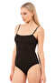 بدلة نسائية من Özkan 0603 مصنوعة من القطن بحزام رفيع ومزودة بخطاف - 3