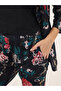 Pack of 3 - All Over Floral Print Front Open Blazer, Trousers & Solid Cami Co-Ord - 7