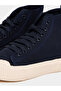 Hi-Top Canvas Lace Up Sneakers - 5