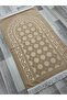 Woven Twist Fringed Dowry Gift Prayer Rug - 5