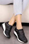 Lana Velcro Sneakers-black White Sole - 3
