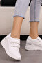 Lana Velcro Sneakers-white-leather