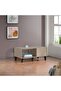 Supreme Coffee Table W/ Storage L99.5xW55xH45.5cm - French Sonoma Oak