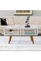 Melo Coffee Table  L90xW45xH43cm - White