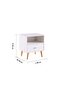 Patterson End Table  L48xW40xH55cm - Light Oak - 6