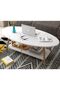Freya Coffee Table  L100xW50xH42cm - White