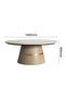 Margaret Round Coffee Table  L100xW100xH40cm - Beige / Terrazo / Gold - 6