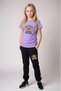 True Friends Printed Girl's T-Shirt and Sweatpants Set