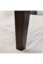 Brody Marble Coffee Table  L127xW66xH52cm - White / Dark Walnut - 4