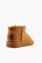 Kids Baby Girl Tan Cinnamon Ultra Mini Suede Boots with Fur Inside Winter Sole Boots - 3