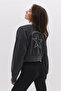 Printed Stone Embroidered Sweatshirt - 4