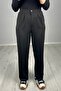 Crepe Fabric Pleated Palazzo Trousers - 4