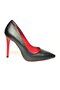 T 676192009   Black/Red Thin Heeled Women's Stiletto - 5